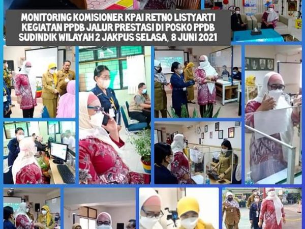 Monitoring Komisioner KPAI di Posko PPDB Sudindik Wilayah Jakarta Pusat II - SMAN 30 Jakarta