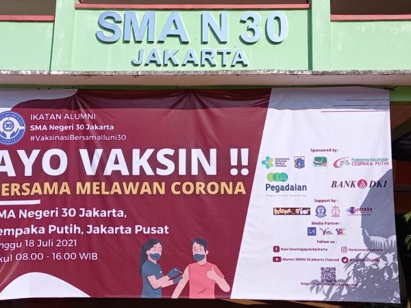 Kegiatan Vaksinasi Ayo Melawan Corona 18 Juli 2021