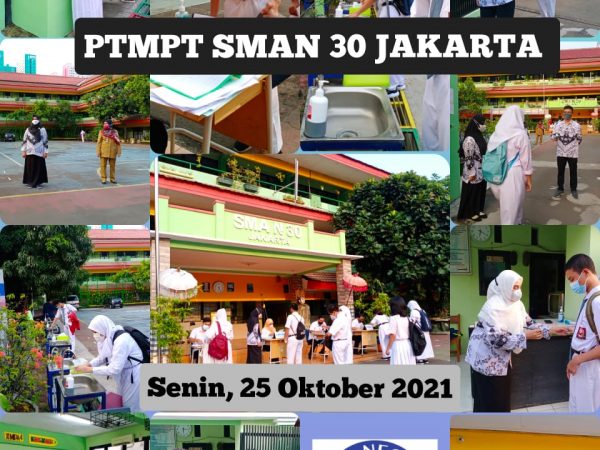 PEMBELAJARAN TATAP MUKA TERBATAS DI SMAN 30 JAKARTA
