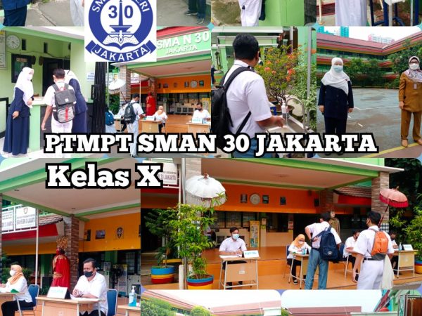 PEMBELAJARAN TATAP MUKA TERBATAS DI SMAN 30 JAKARTA