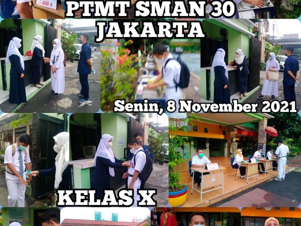 PEMBELAJARAN TATAP MUKA TERBATAS DI SMAN 30 JAKARTA