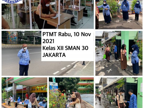 PEMBELAJARAN TATAP MUKA TER BATAS DI SMAN 30 JAKARTA