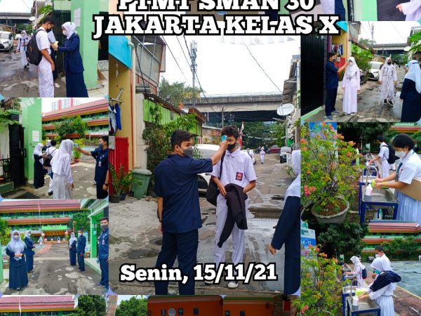 PEMBELAJARAN TATAP MUKA TERBATAS DI SMAN 30 JAKARTA