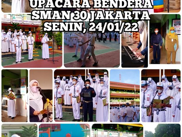 UPACARA BENDERA SENIN, 24 JANUARI 2022