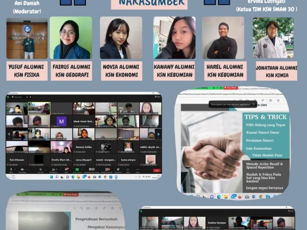 WEBMINAR RUANG BINCANG MERAIH SUKSES MELALUI KSN 2022